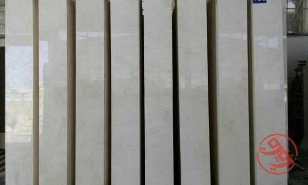  سنگ تراورتن سفید بی موج طبس ۴۰ طولی محمودآباد
